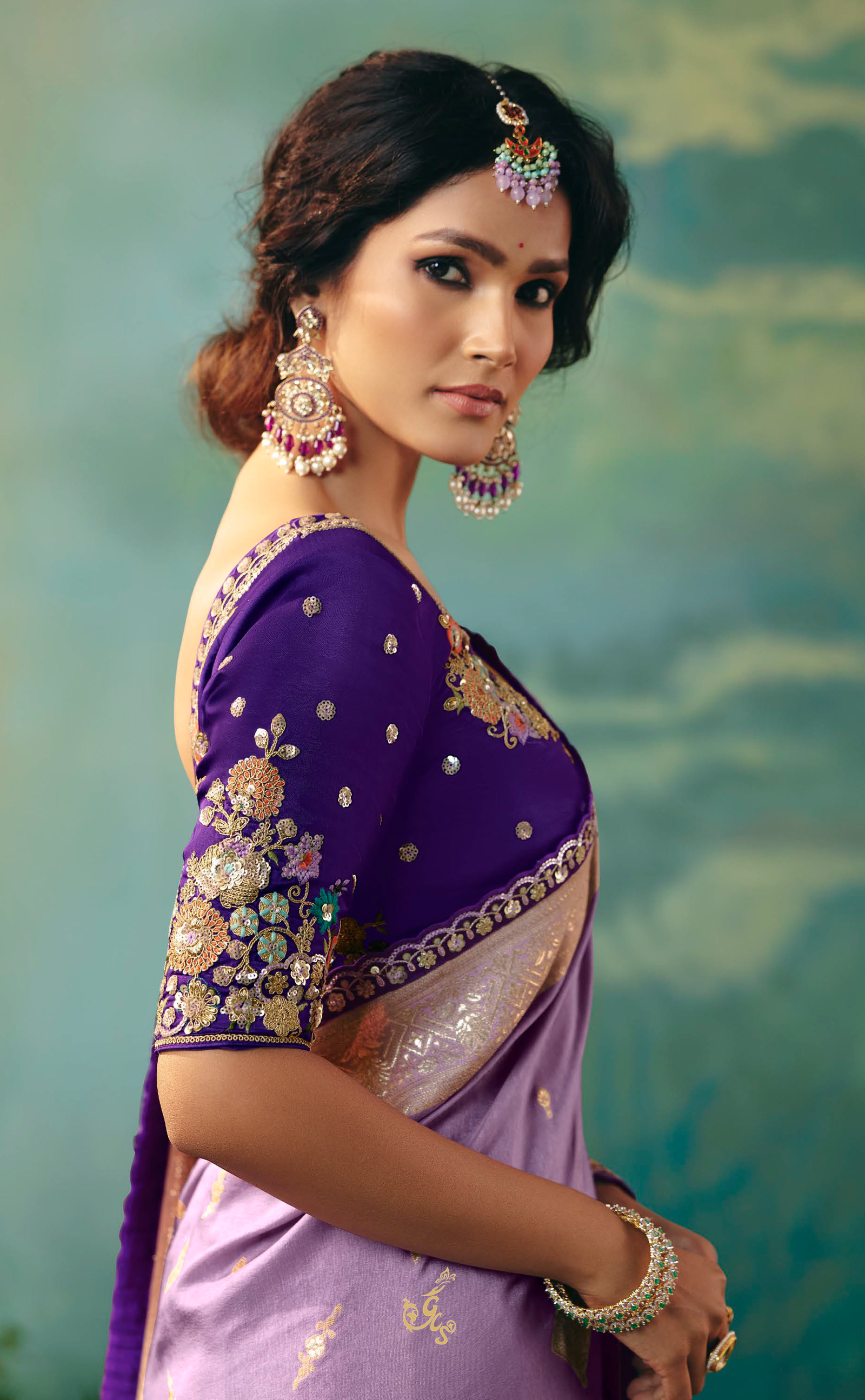 Lilac Dreams – Vegan Muga Silk Saree in Lavender Hue