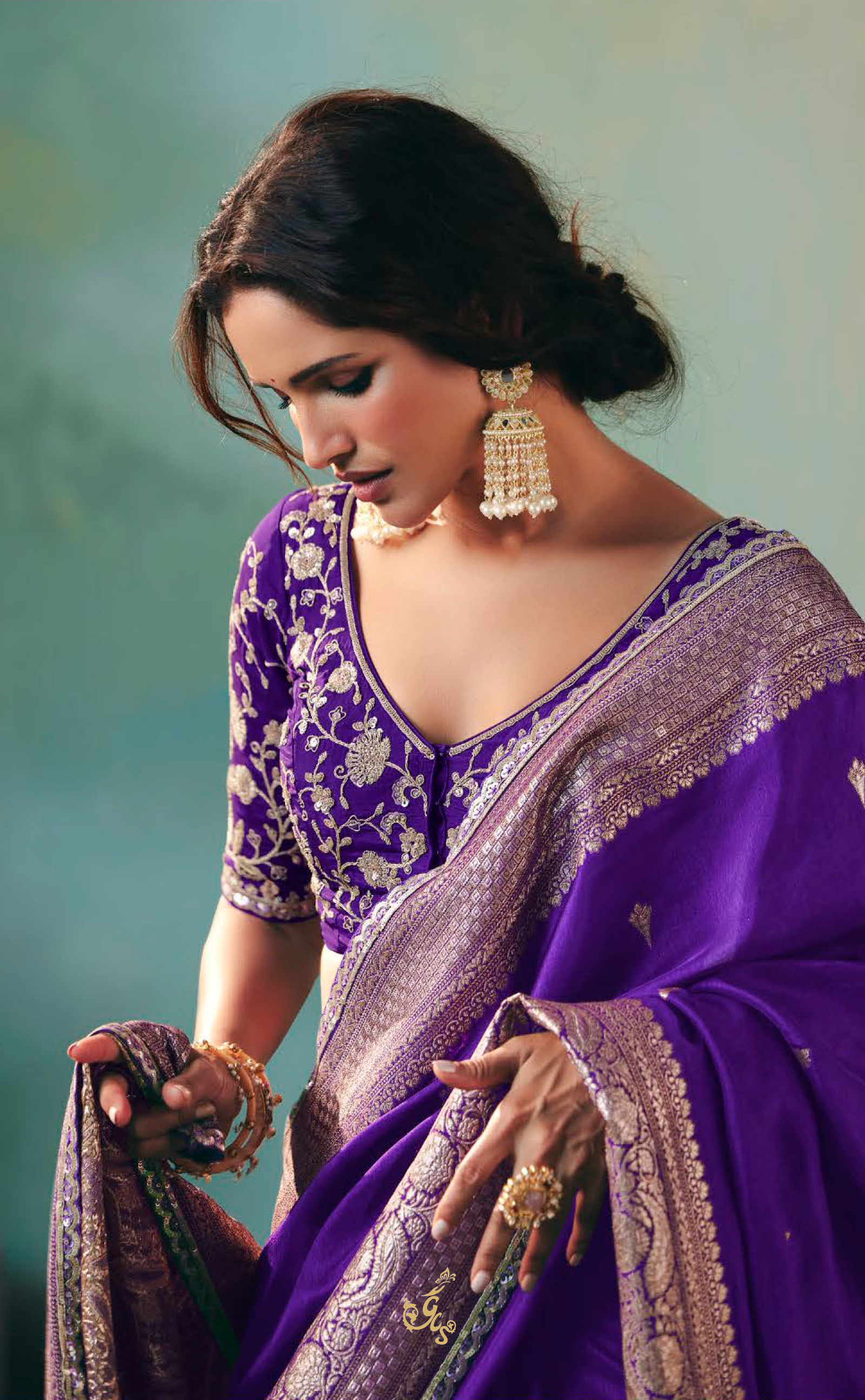 Rich & Elegant – Plum Vegan Muga Silk Saree