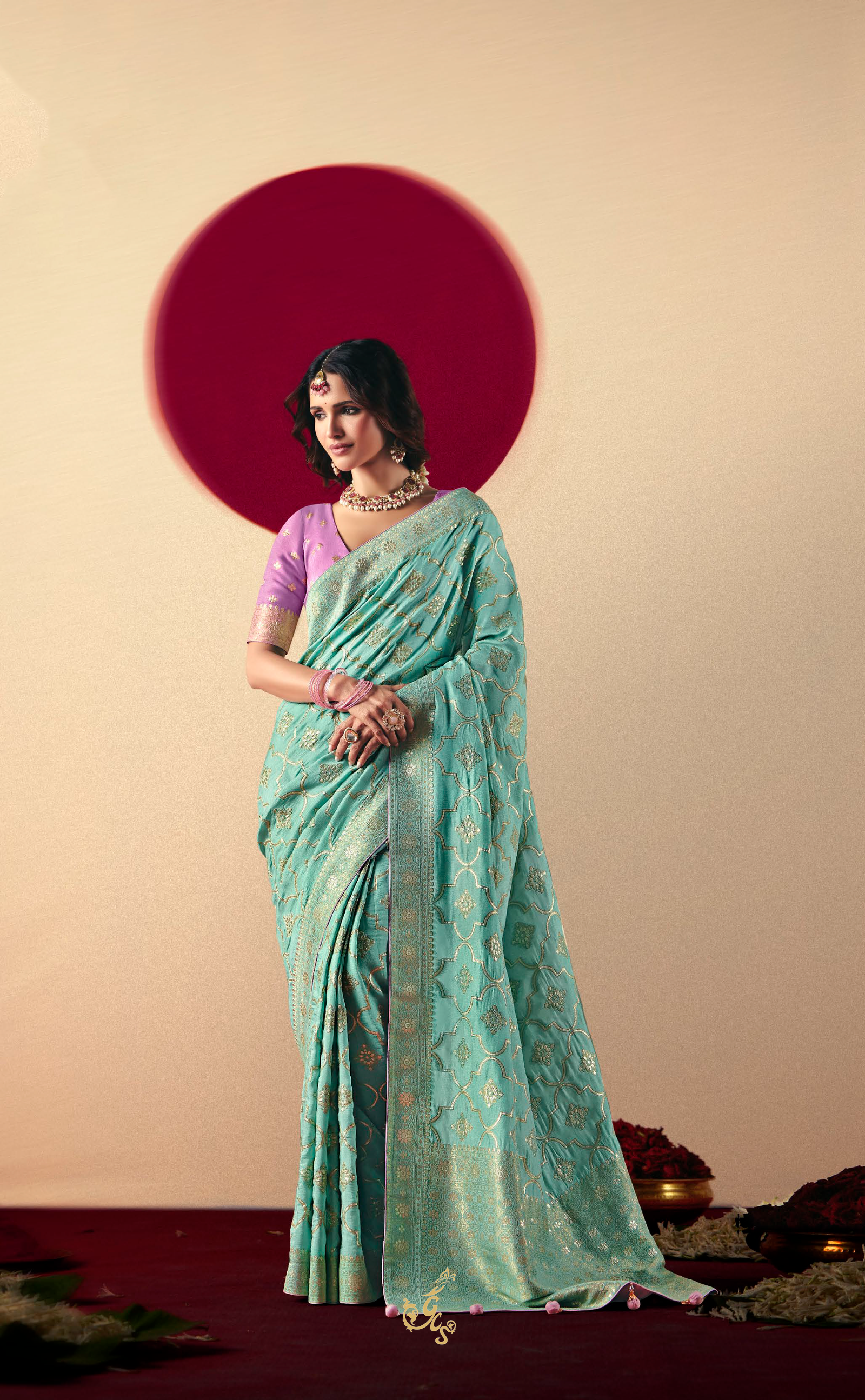 Vegan Muga Silk Saree