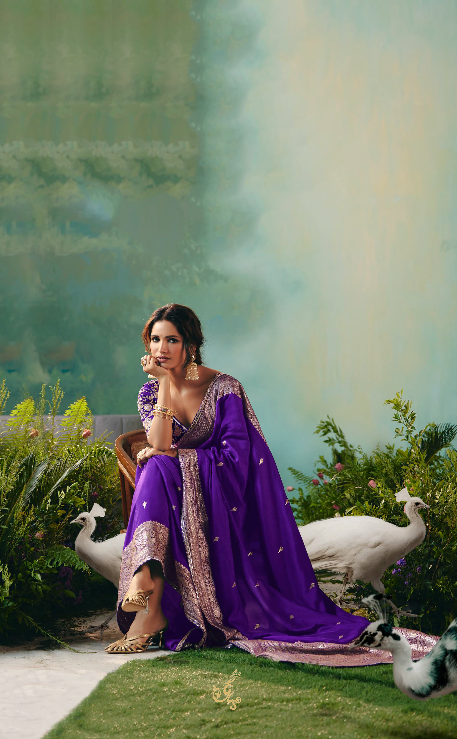 Rich & Elegant – Plum Vegan Muga Silk Saree