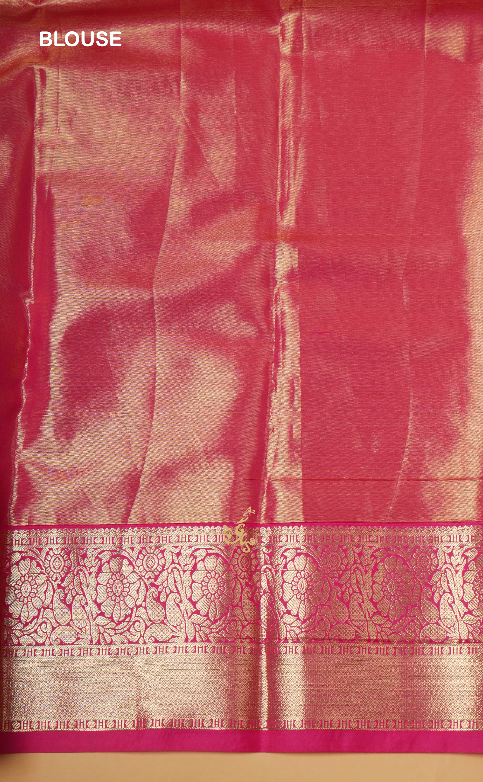 Kanjivaram in Tissue Vegan Silk