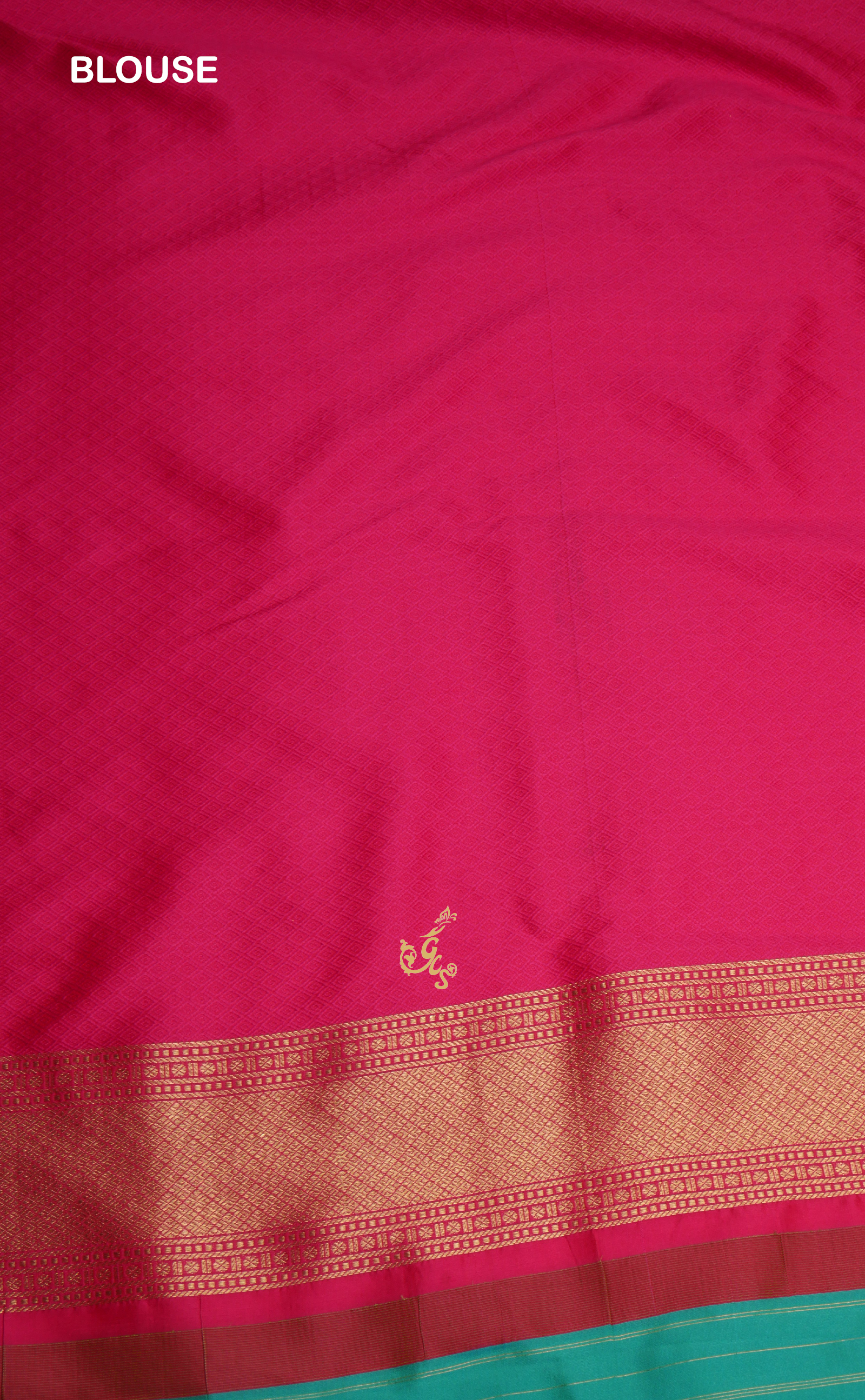 Ganga-Jamuna Border Kanjivaram in Brocade Vegan Silk