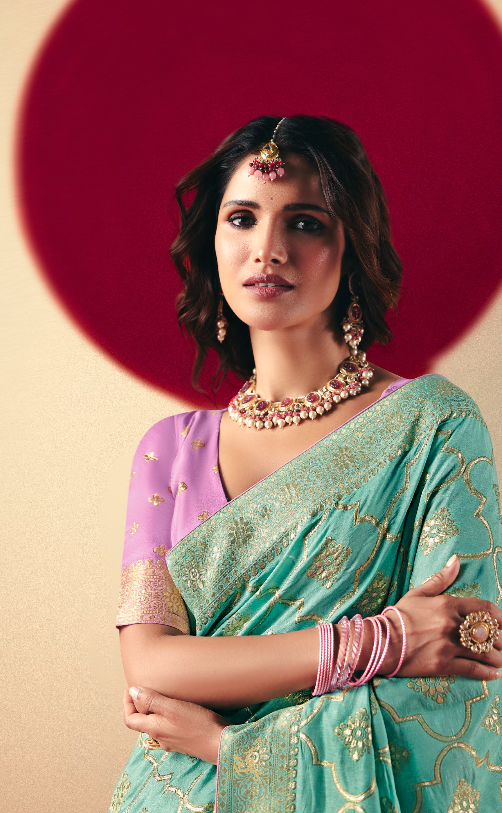 Vegan Muga Silk Saree