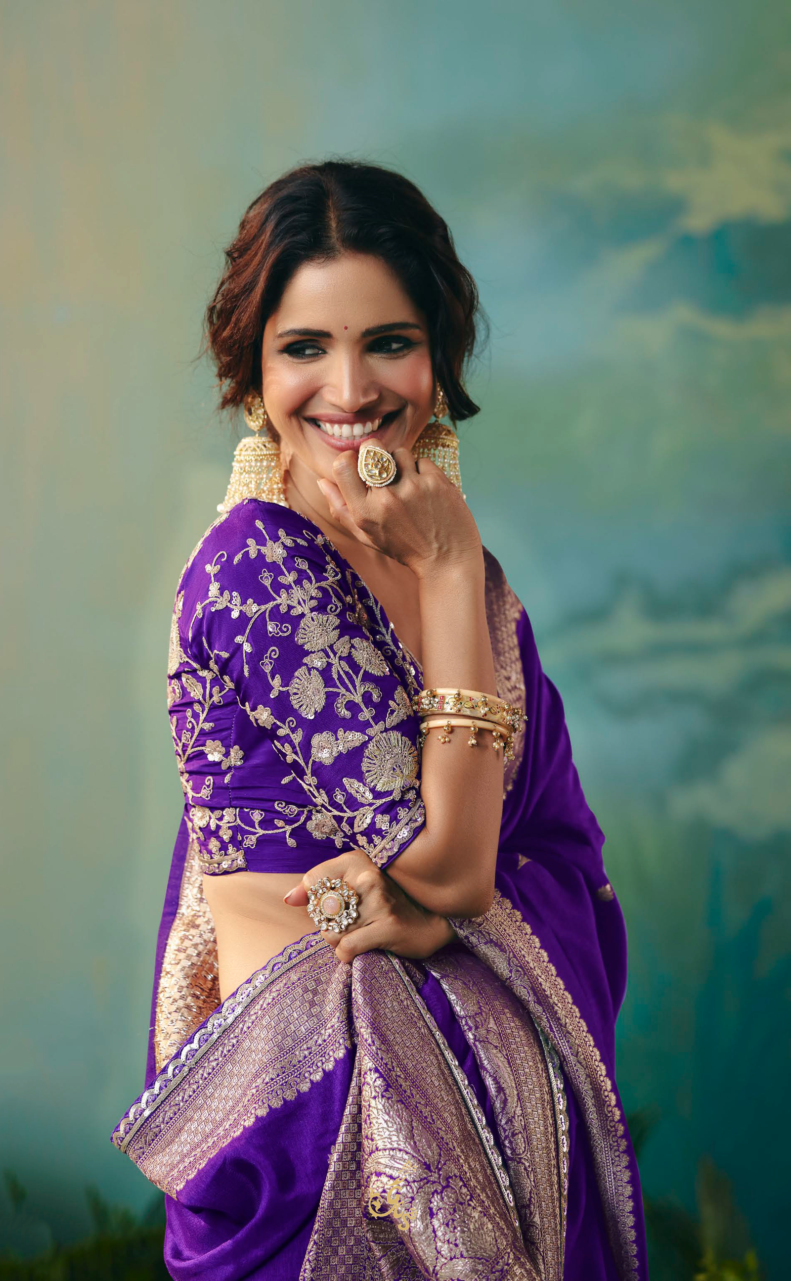 Rich & Elegant – Plum Vegan Muga Silk Saree