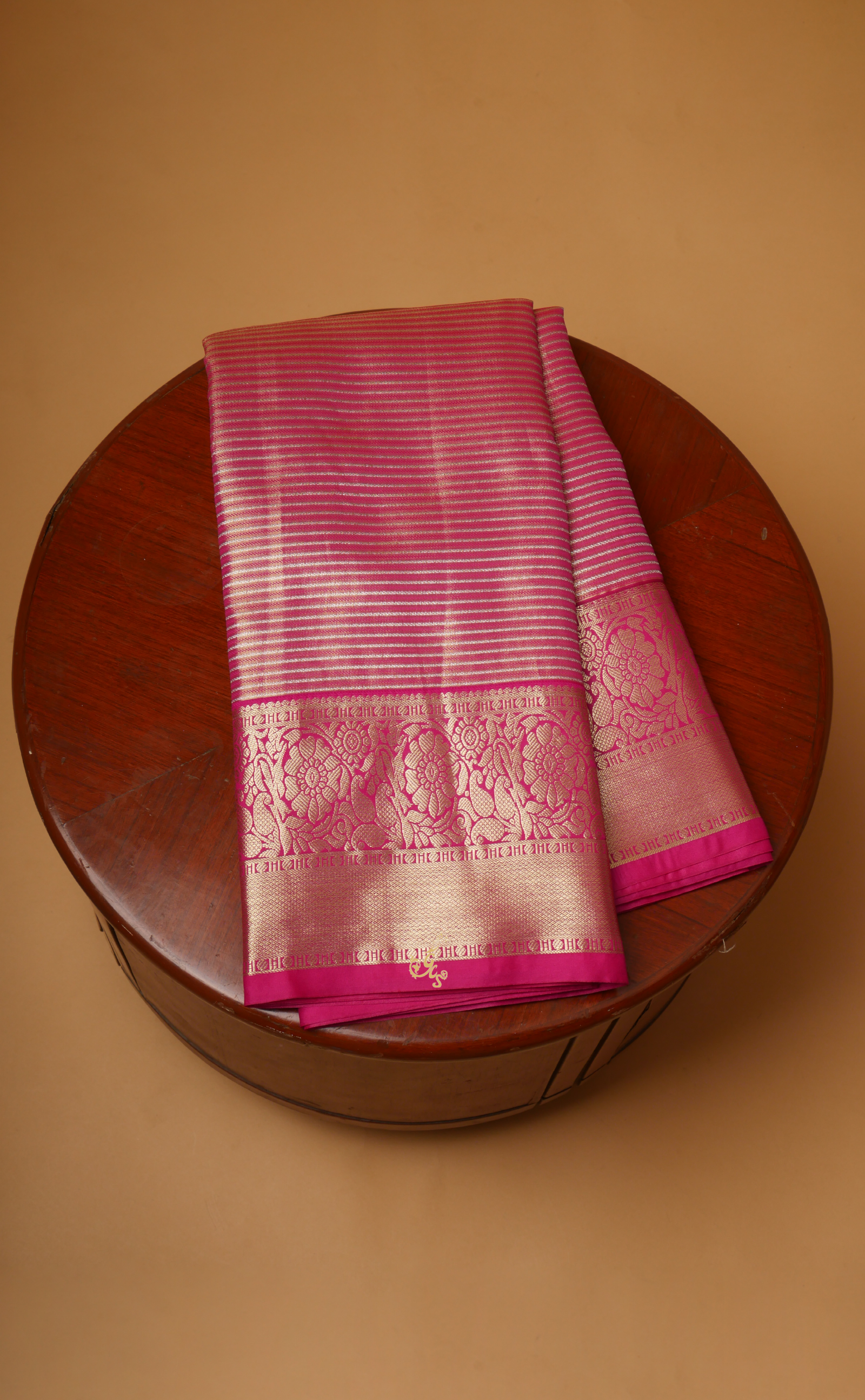 Kanjivaram in Tissue Vegan Silk