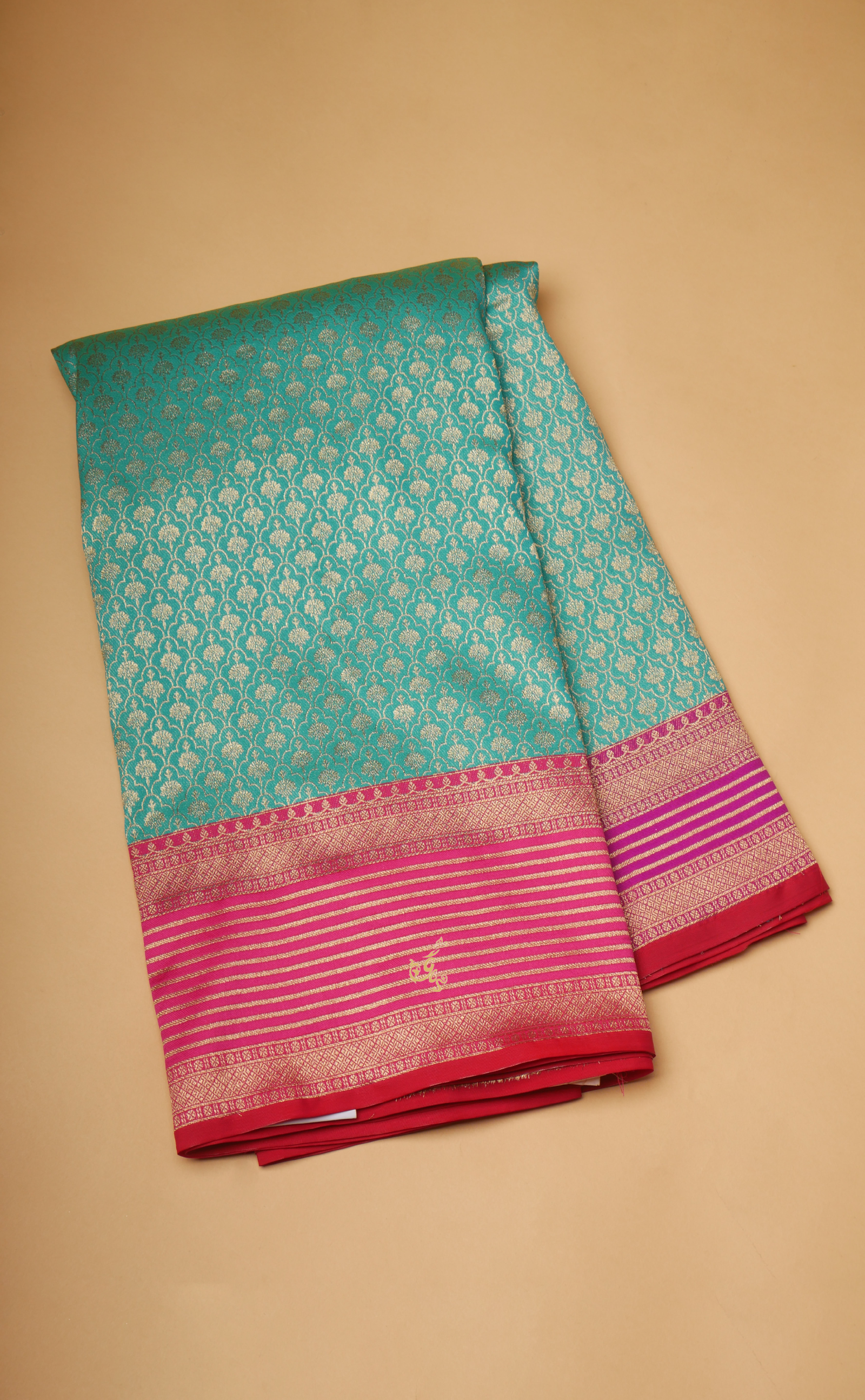 Ganga-Jamuna Border Kanjivaram in Brocade Vegan Silk