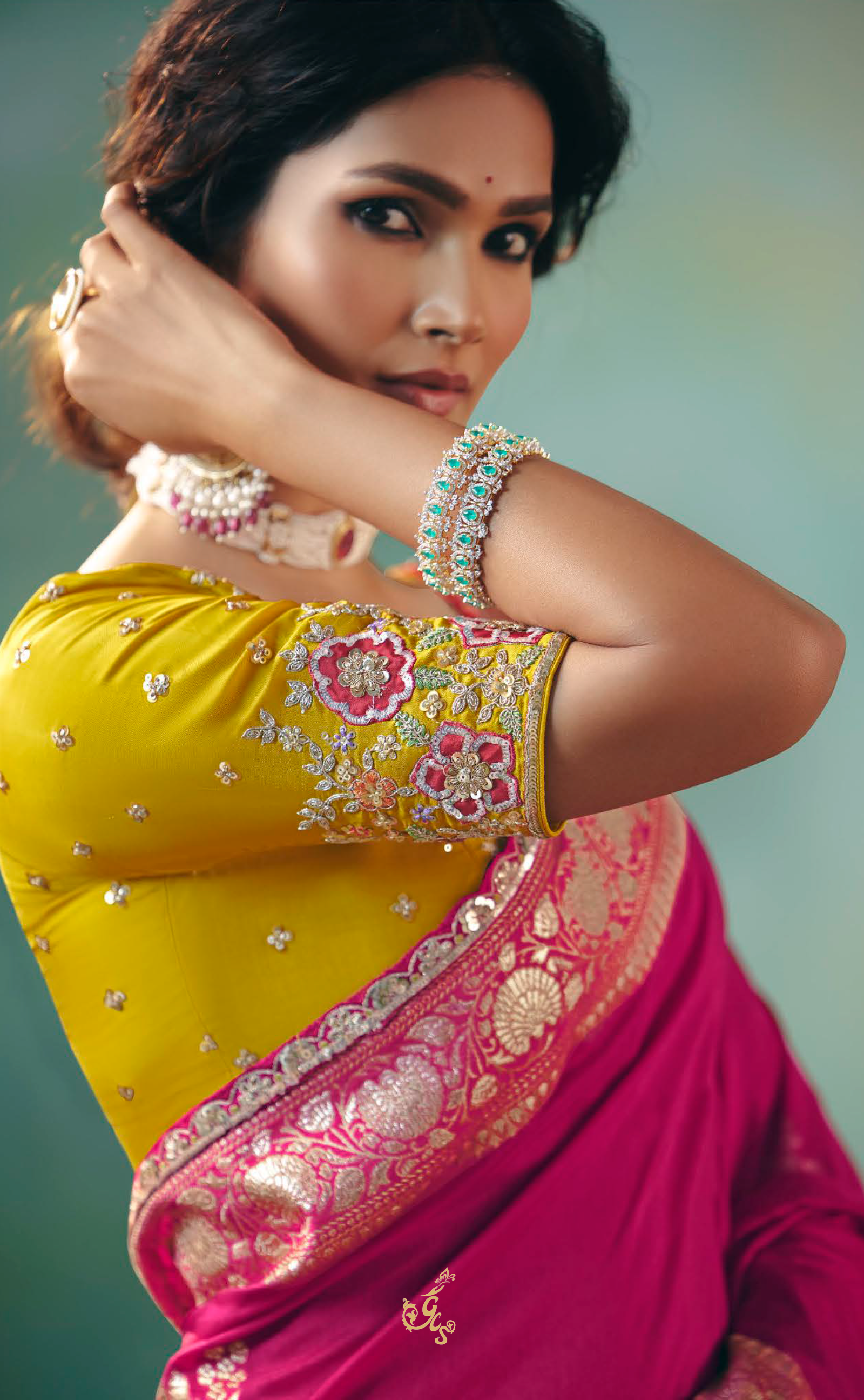 Exquisite Pink Vegan Muga Silk Saree – Sustainable & Ethically Made