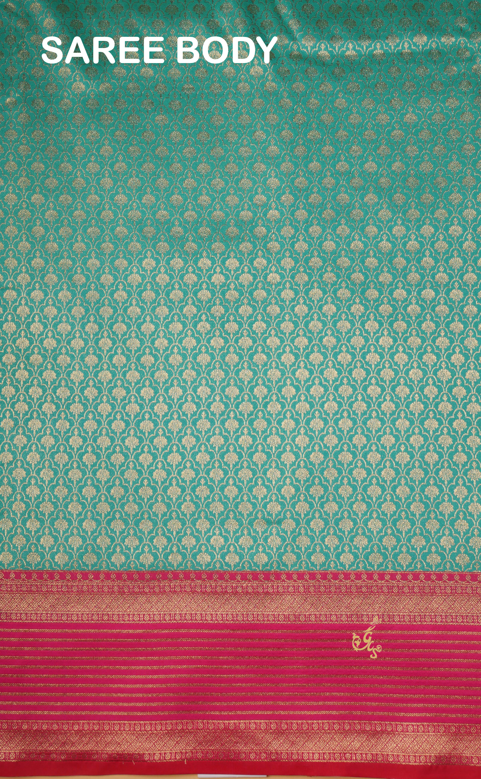 Ganga-Jamuna Border Kanjivaram in Brocade Vegan Silk