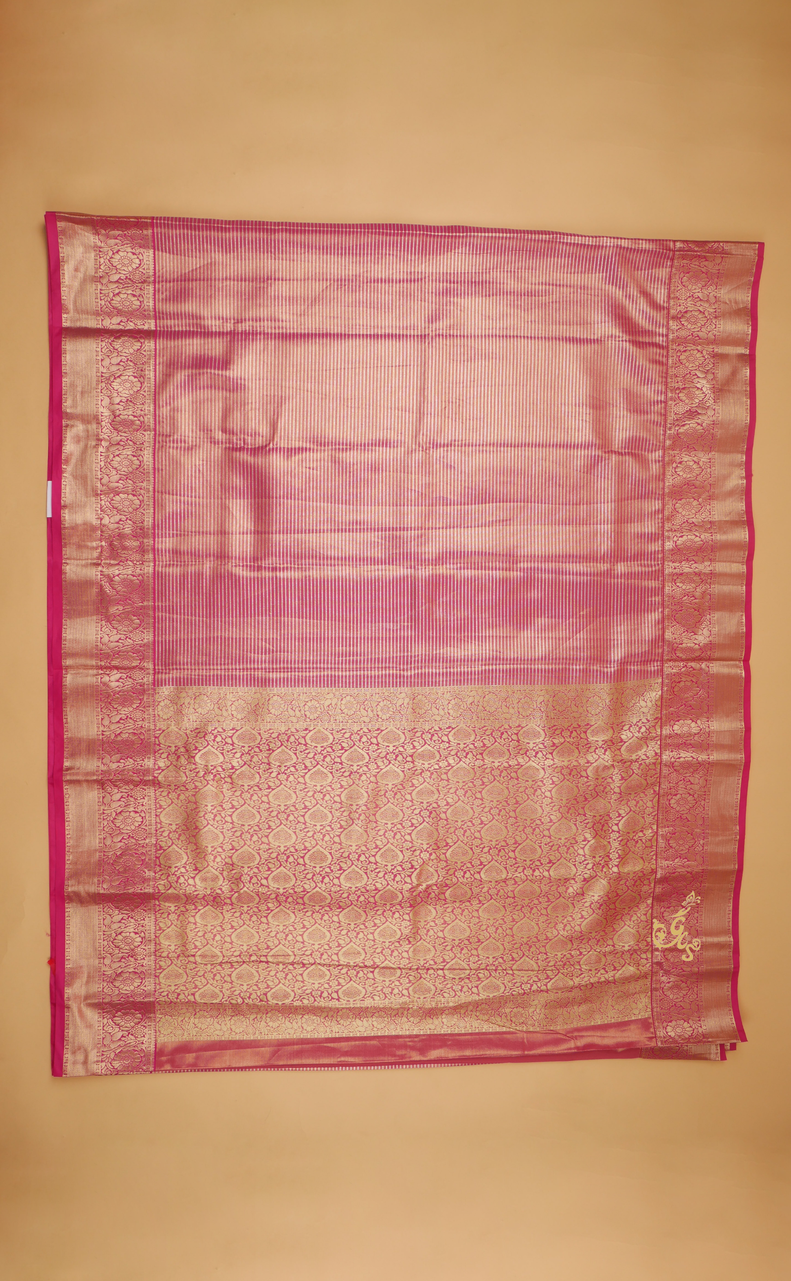 Kanjivaram in Tissue Vegan Silk