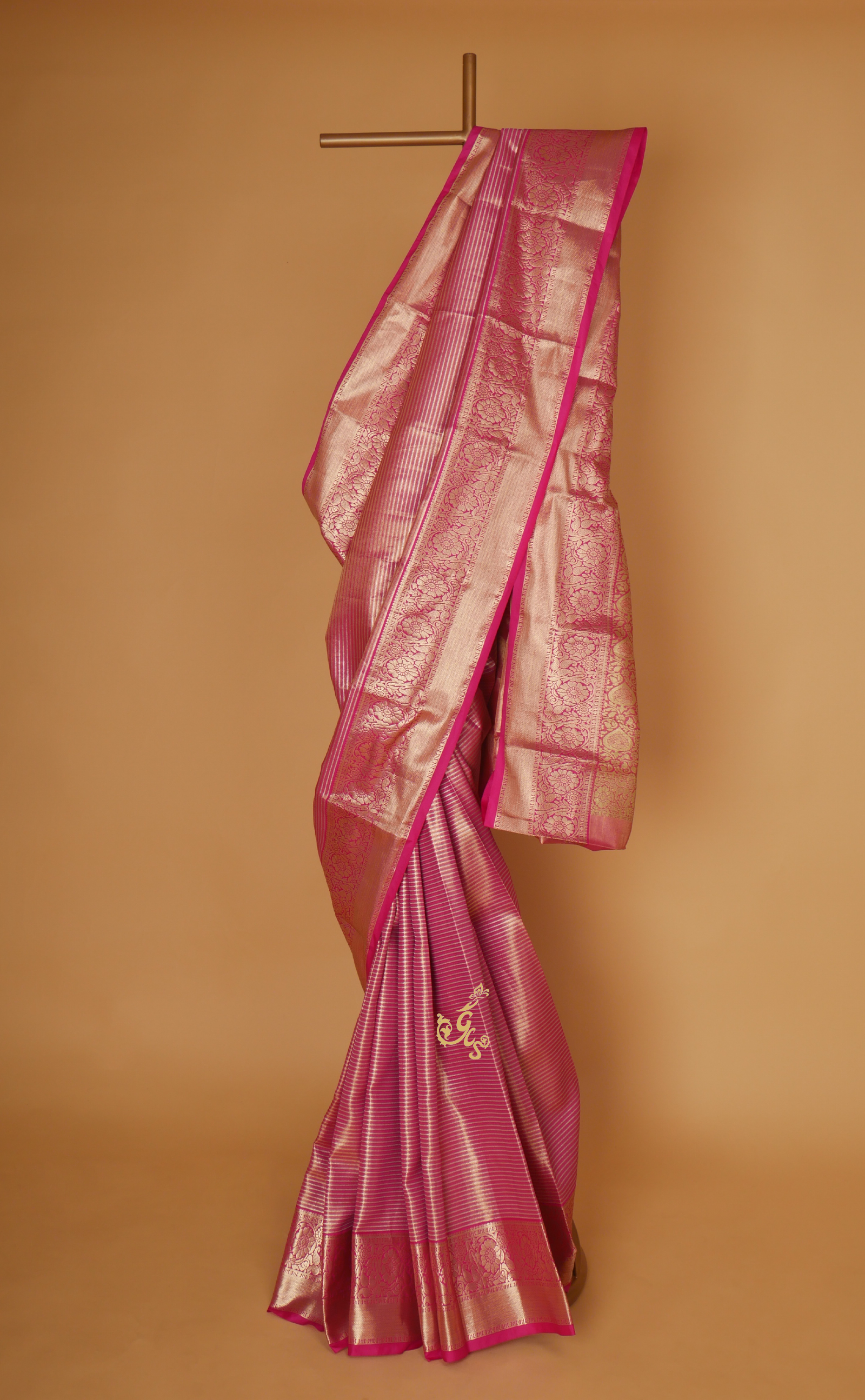 Kanjivaram in Tissue Vegan Silk