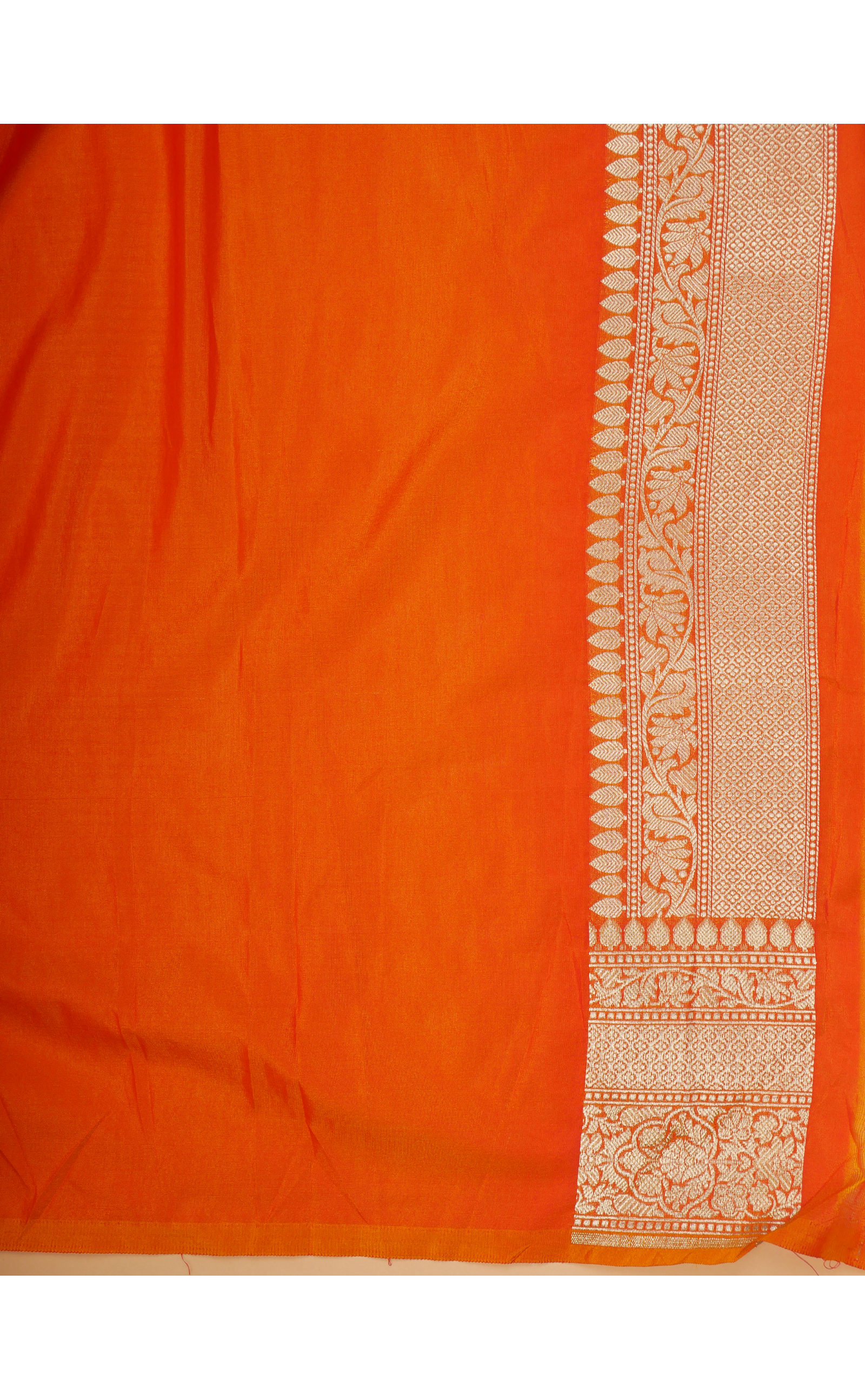 RUST VEGAN SILK BANARASI