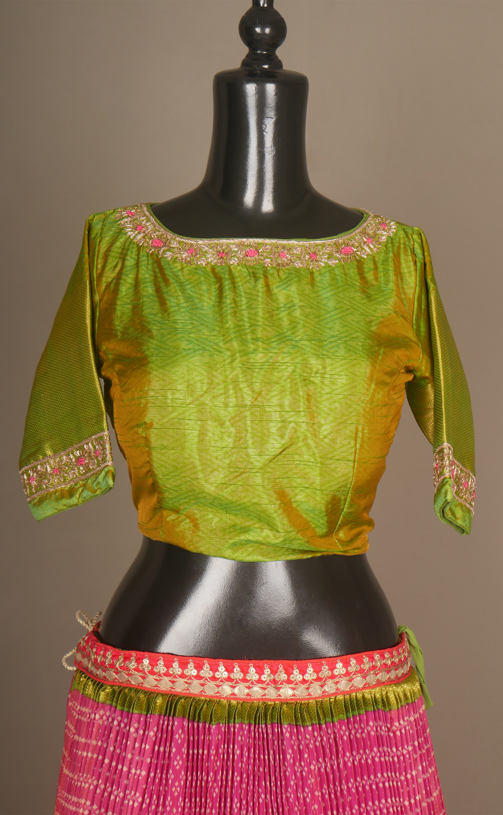 Patola Print Lehenga In Vegan Soft Silk