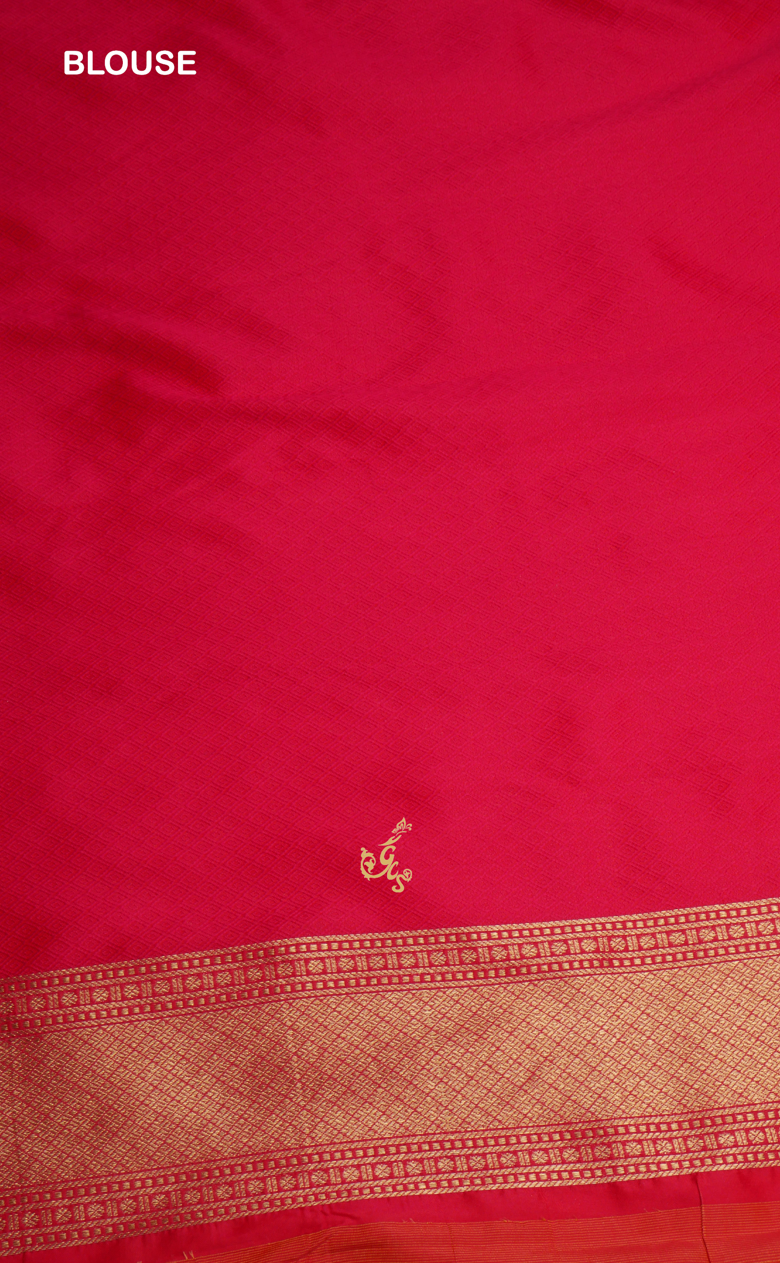 Ganga-Jamuna Border Kanjivaram in Brocade Vegan Silk