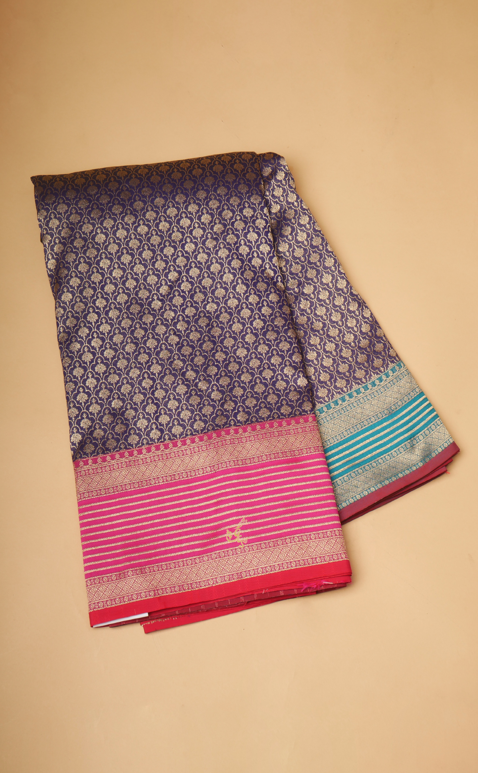 Ganga-Jamuna Border Kanjivaram in Brocade Vegan Silk