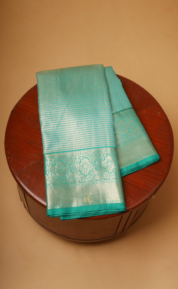 Kanjivaram in Tissue Vegan Silk