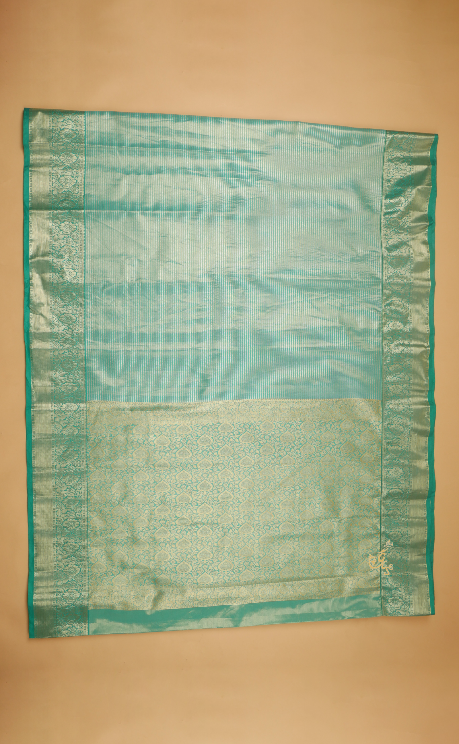 Kanjivaram in Tissue Vegan Silk