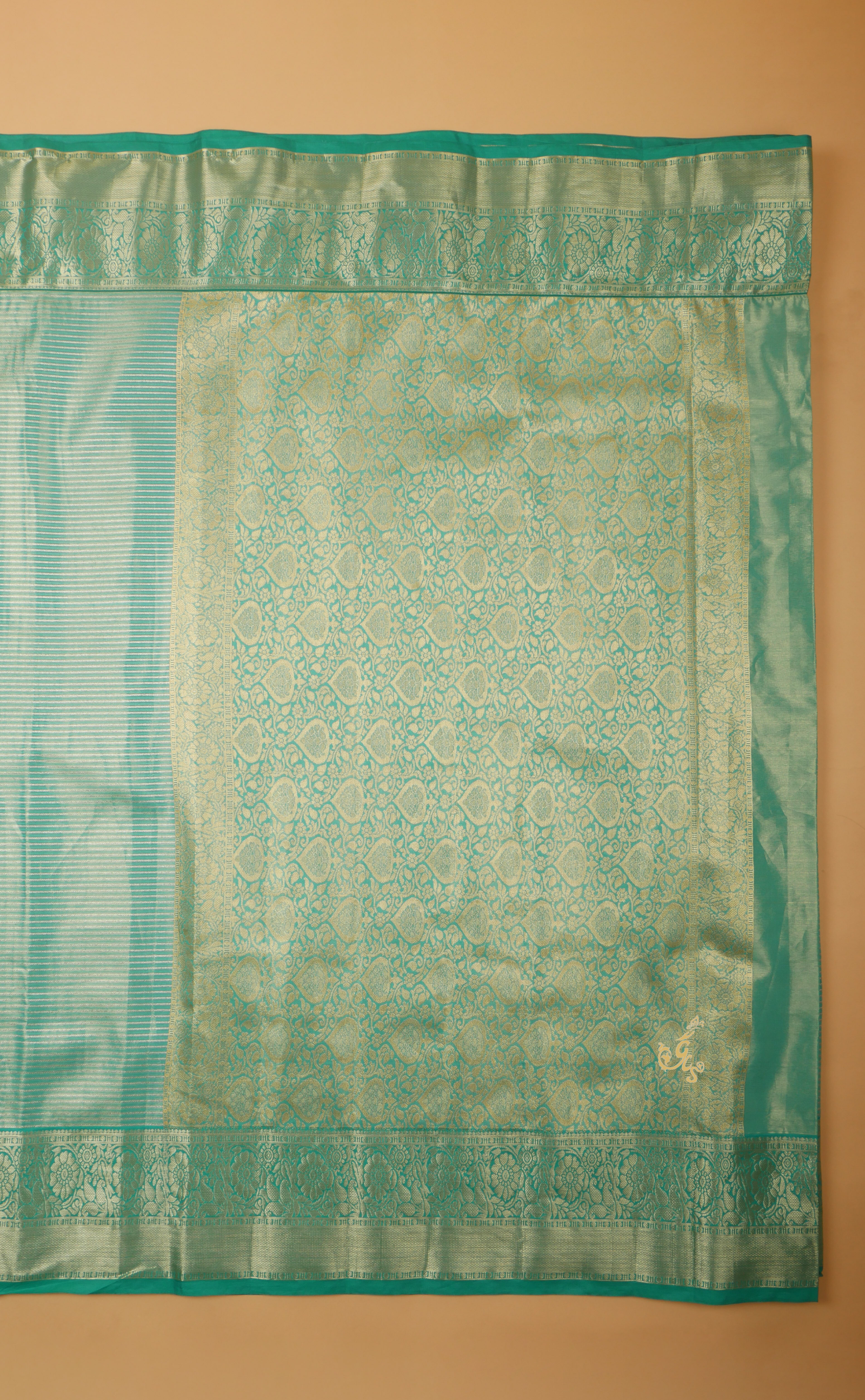 Kanjivaram in Tissue Vegan Silk