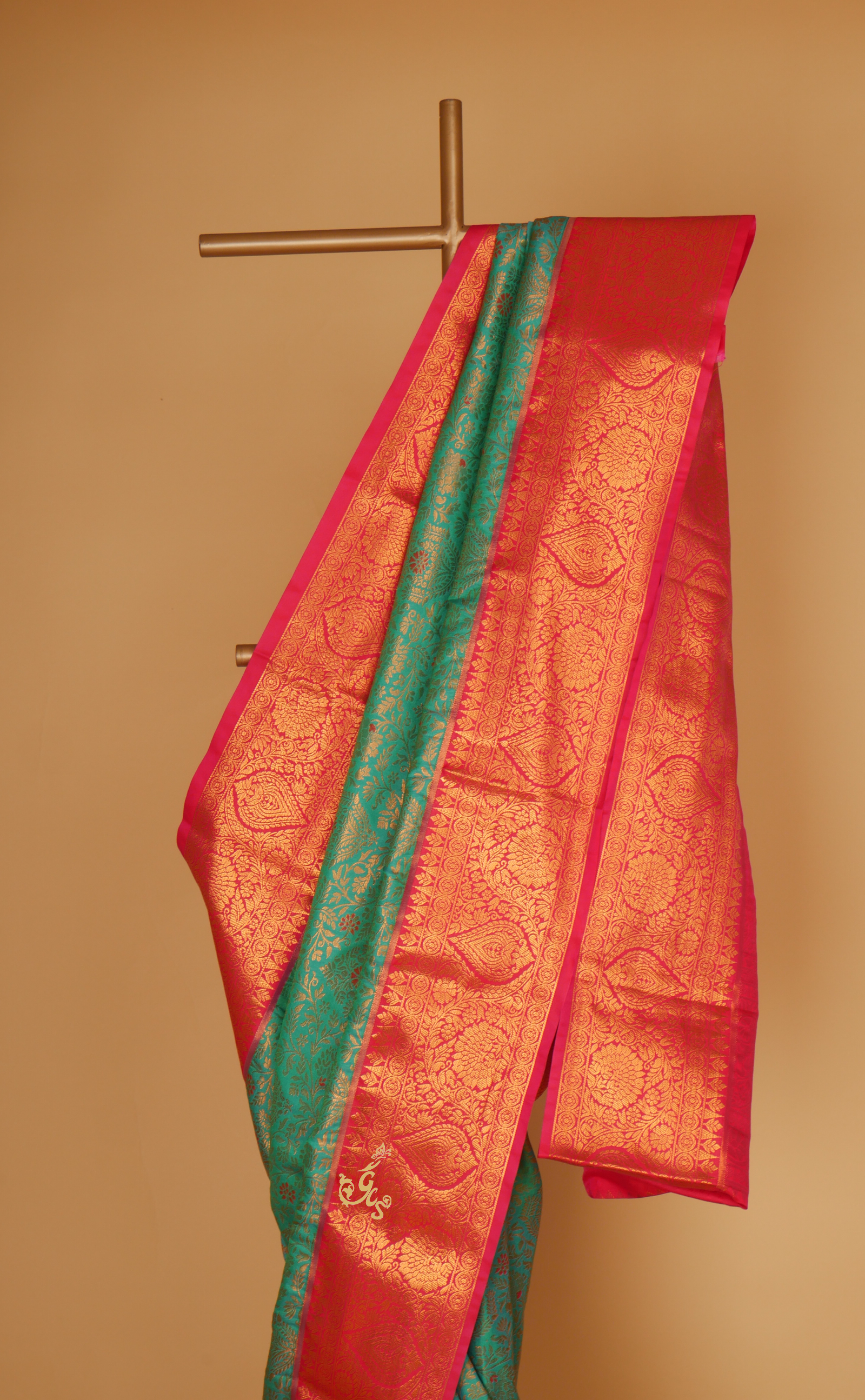 Rama Green Kanjivaram In Vegan Silk