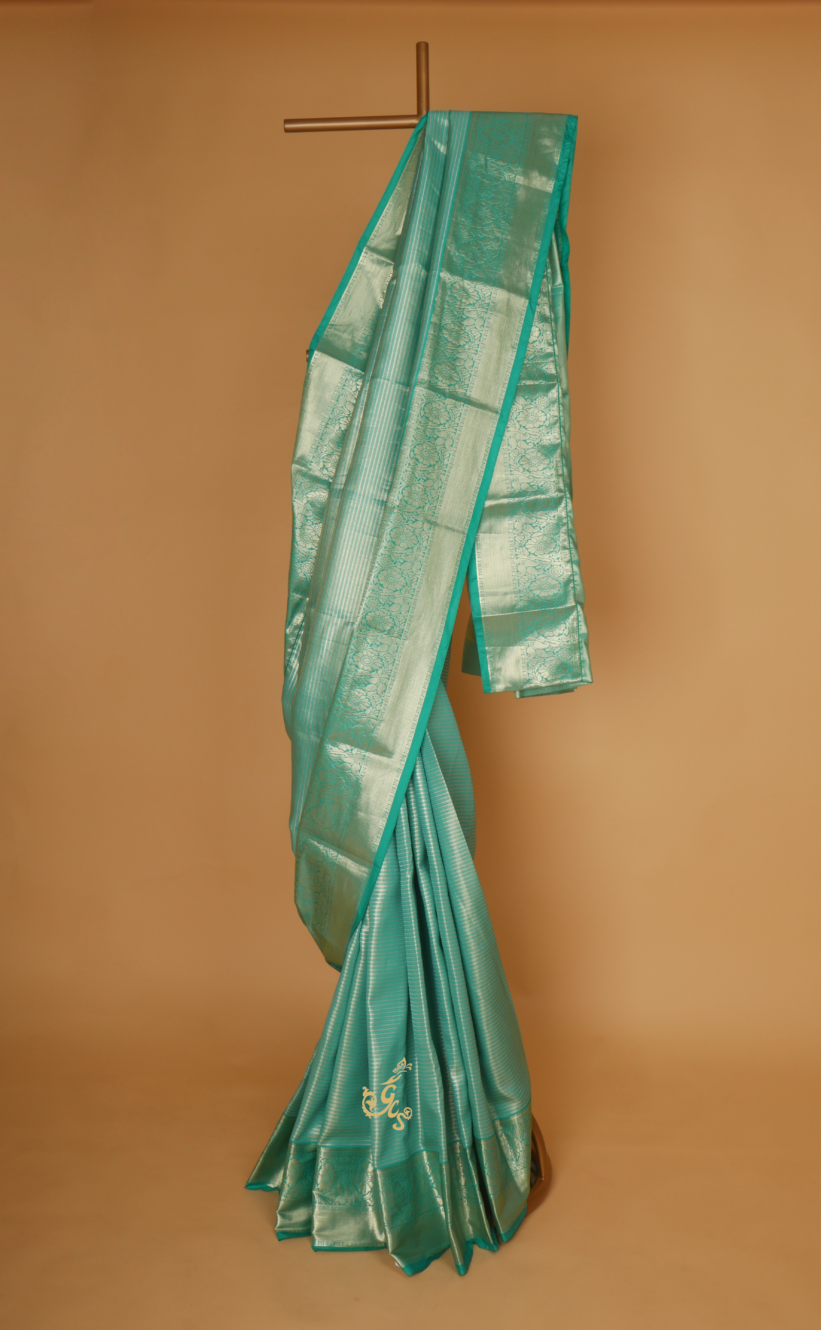 Kanjivaram in Tissue Vegan Silk