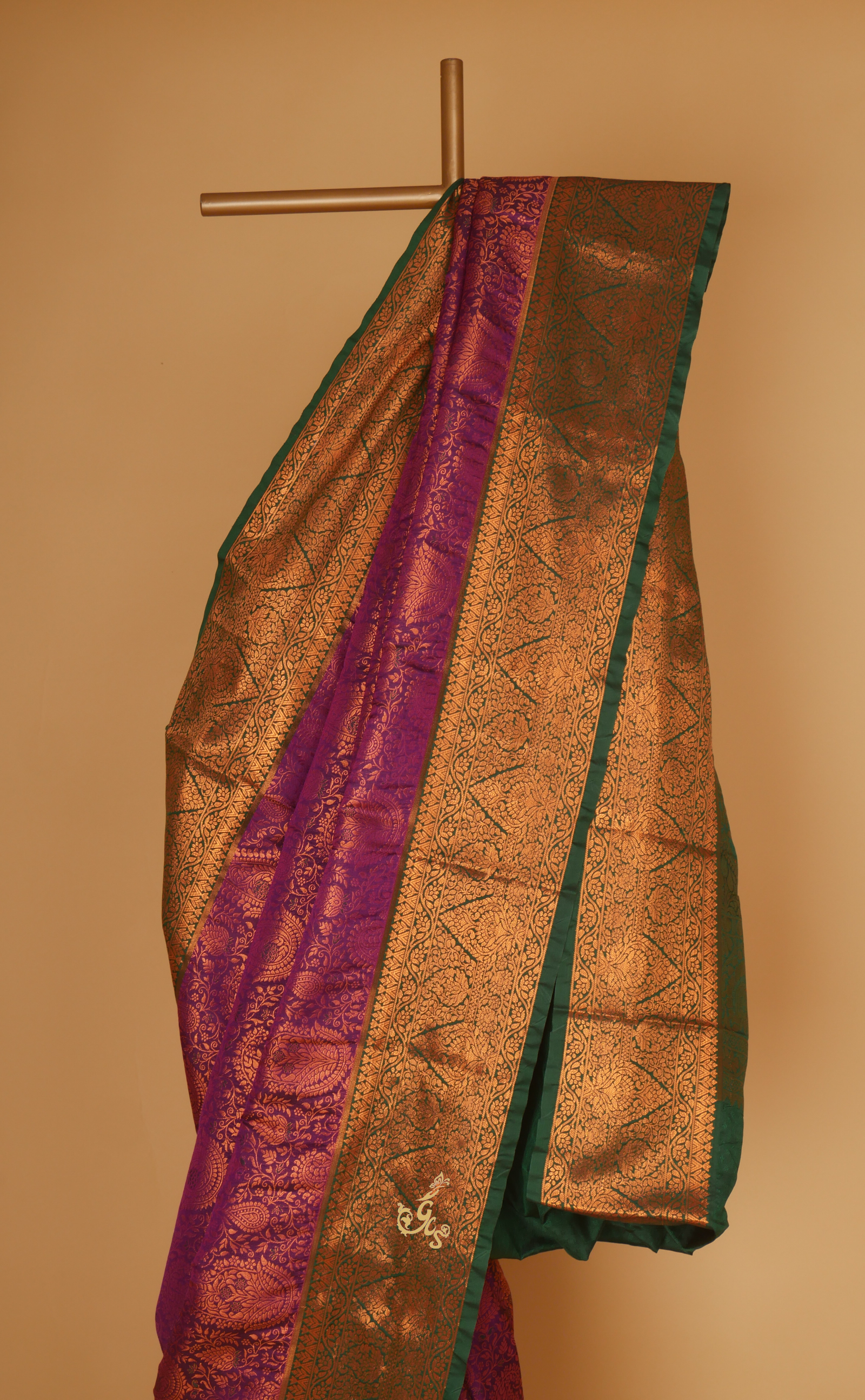 Magenta Kanjivaram In Vegan Silk