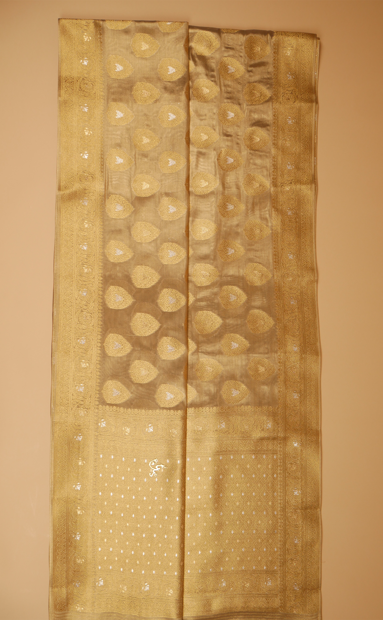 GOLD VEGAN TISSUE KANJIVARAM