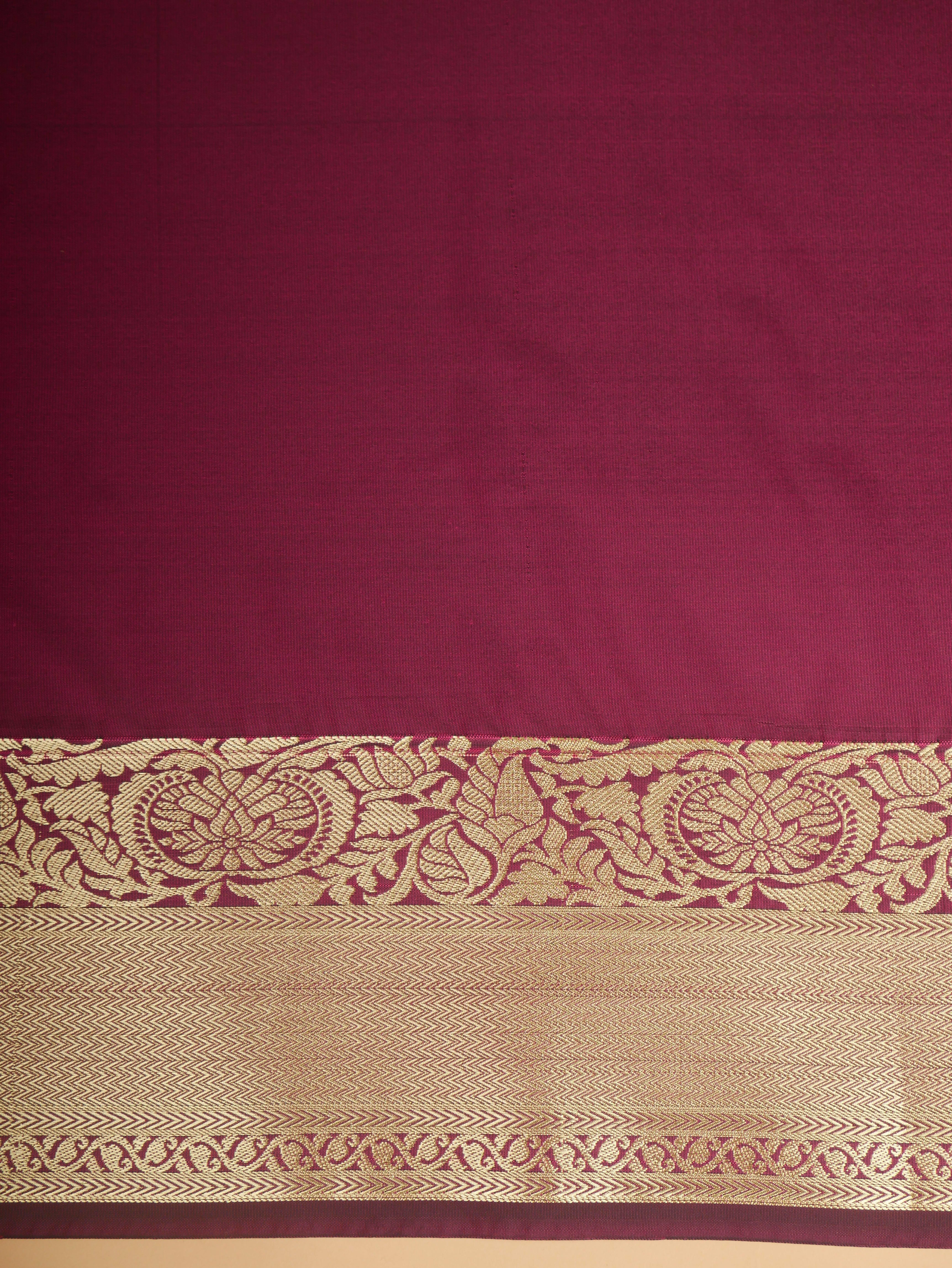 MAGENTA VEGAN BROCADE SILK KANJIVARAM